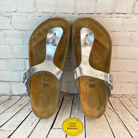 Birkenstock Shoes - Birkenstock Papillio sandals, Gizeb Platform. Silver. Women 8